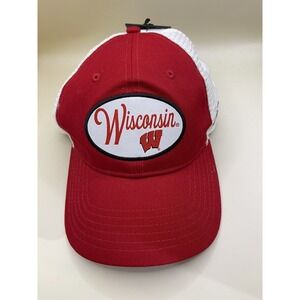 University Of Wisconsin Badgers Men's Trucker Hat under armour SnapBack new